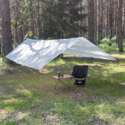 Тент туристический Tramp 3х5 м с защитой от ультрафиолета UV50, песочный