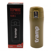 Термос Tramp Snap питьевой 0,35 л хаки - TRC-106