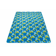 4707 PicnicBlanket Palm Blue плед 200x150