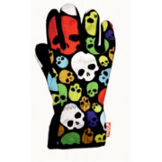 Gloves plain перчатки 231 happy skulls (L)