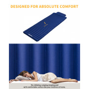 1903 COMFORT LIGHT коврик надувной (синий, 189 х 66 х 7/11 см)