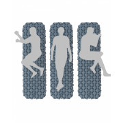 1008 MATTRESS коврик надувной (св. серый, 189х58х6 см)