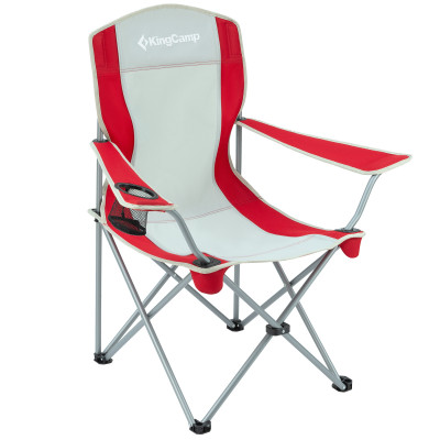 Туристическое кресло King Camp 3818 Arms Chair (красно-серый) Туристическое кресло King Camp 3818 Arms Chair (красно-серый)