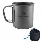 Походная кружка CA2008 375ml titanium cup