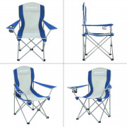 Туристическое кресло King Camp 3818 Arms Chair (красно-серый)