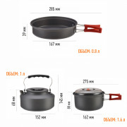 Набор посуды на 2 чел. BULin BL200-C11