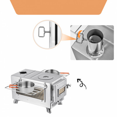Походная печка King Camp 2320 Hot Tent Stove Plus Походная печка King Camp 2320 Hot Tent Stove Plus