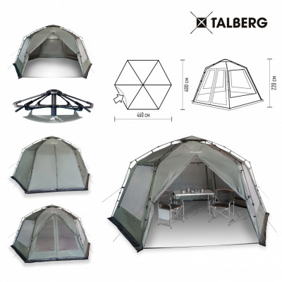 Шатёр Talberg ANAPURNA AUTO (зелёный) Шатёр Talberg ANAPURNA AUTO (зелёный)