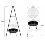 Тренога для барбекю King Camp 2318 Tripod Bonfire stand